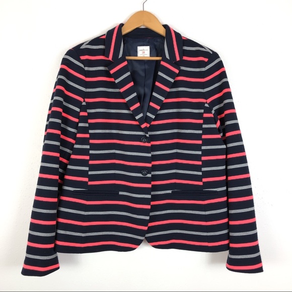 GAP Jackets & Blazers - Gap Plus Size Academy Stripe Blazer Jacket Size 18